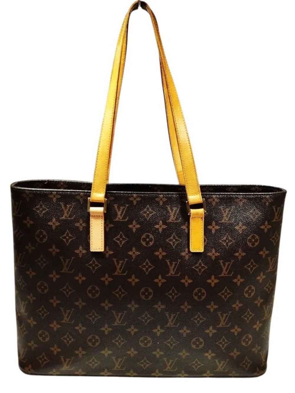 (S6) Louis Vuitton Shoulder Bag Brown Monogram